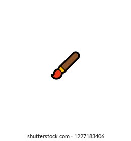 Paint brush vector isolated icon