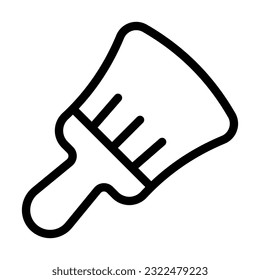 Paint Brush Vector Thick Line Icon For Personal And Commercial Use.
