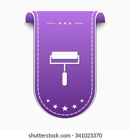 Paint Brush Violet Vector Icon Design