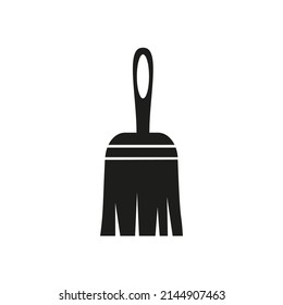 Paint brush. Working tool Illustration in flat style. Eps 10