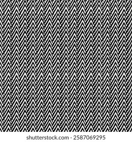 Paint brush zigzag lines. Hand drawn seamless pattern. Jagged stripes motif. Wavy linear ornament. Chevrons image. Striped backdrop. Geometric digital paper. Ethnic textile print. Tribal design.