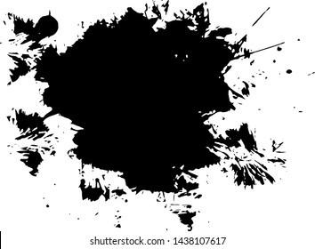Paint Brushed Ink Splattered Vector for Background or Wallpaper svg