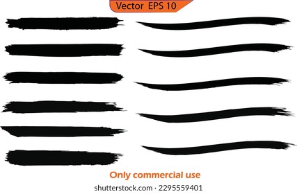 Paint brushes, clip art, Paint splatter Paint stroke, ink brush stroke. Dirty artistic vector design elements, boxes, frames for text, labels, logo.