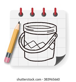 paint bucket doodle