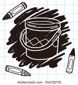 paint bucket doodle