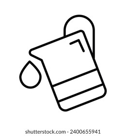 Paint bucket flat icon ready to use in web and mobile apps