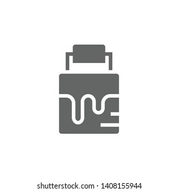 Paint bucket icon. Element of materia flat tools icon