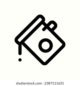 icono de cubo de pintura, icono aislado en fondo claro, perfecto para sitio web, blog, logotipo, diseño gráfico, medios sociales, interfaz de usuario, aplicación móvil
