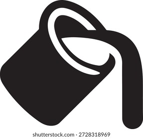 paint bucket icon  isolated on white background, Vector, illustration
