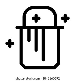 paint bucket icon or logo isolated sign symbol vector illustration - high quality black style vector icons
