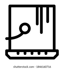 paint bucket icon or logo isolated sign symbol vector illustration - high quality black style vector icons
