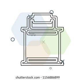 Paint bucket icon vector can be used as png, Paint bucket