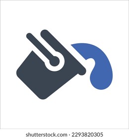 Paint bucket icon, Vector Graphics