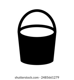 Paint Bucket Icon Vector Symbol Design Illustration