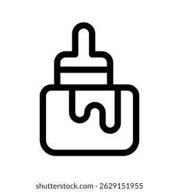 Paint Bucket Icon Vector Symbol Design Illustration