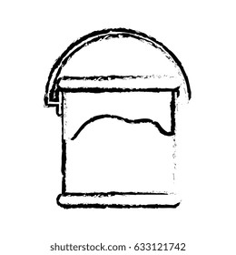 Paint bucket isolated