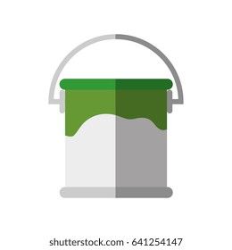 Paint bucket isolated