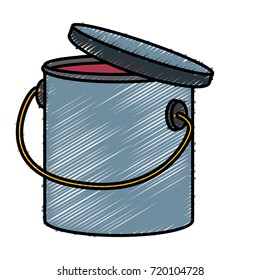 Paint bucket isolated