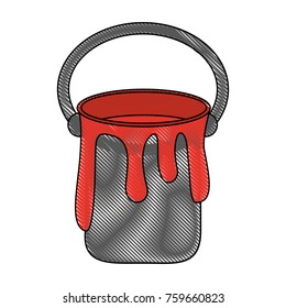 Paint bucket isolated