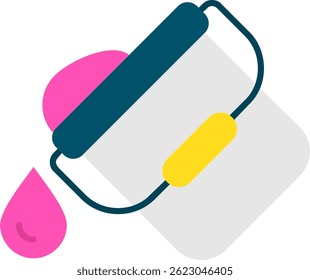 Pintar balde Linha vetor Ícone Design