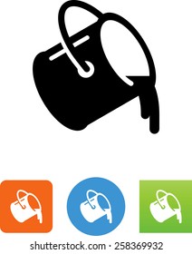 Paint Bucket Pouring Icon