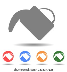 Paint bucket pouring icon vector