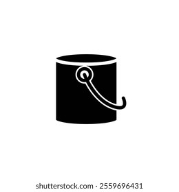 Paint Bucket solid icon vector design good for web or mobile app