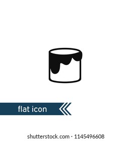 Paint bucket vector icon
