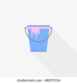paint bucket vector icon