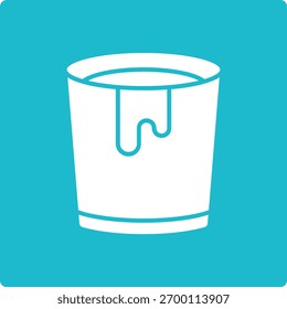 Paint bucket vector icon. Can be used for printing, mobile and web applications.