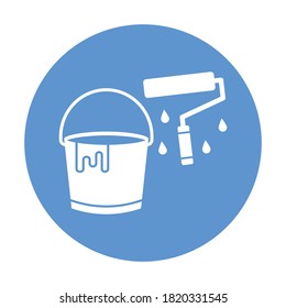 
Paint bucket Vector Icon which can easily modify or edit
