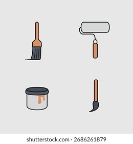 Pintar los símbolos del paquete de iconos del Paquete