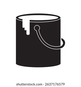 paint can icon illustration design template