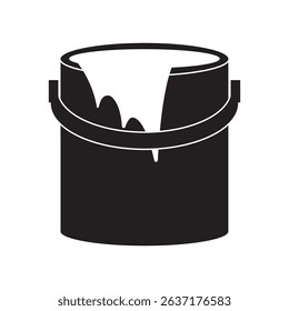 paint can icon illustration design template