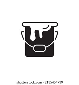 Paint can icons  symbol vector elements for infographic web