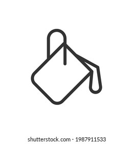 Paint can line icon. Web symbol for web and apps. Sign design in outline style. Paint can stroke object.