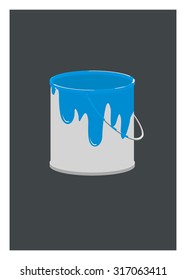 paint can simple illustration