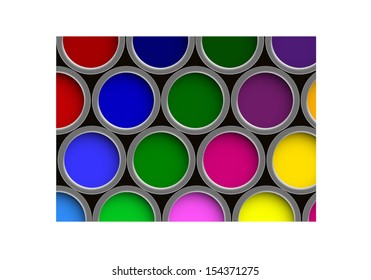 paint cans