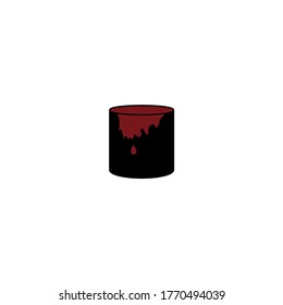 Farbdosen-Symbol, Vektorgrafik-Logo-Vorlage