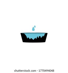 paint cans icon vector illustration logo template