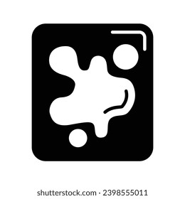 Pintura de la tarjeta que muestra el concepto vector de diseño de la tarjeta