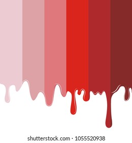 Paint color dripping, Color Dropping Background vector illustration