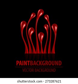 Paint colorful dripping background