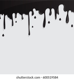 Paint colorful dripping backgrounds, vector illustration