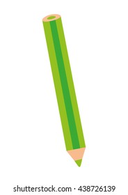 Paint concept. pencil icon over isolated image. vector graphic