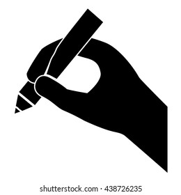 Paint concept. pencil icon over isolated image. vector graphic
