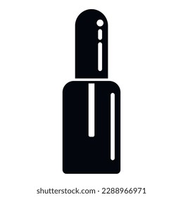 Paint cosmetic icon simple vector. Manicure element. Care spa