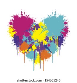 paint design over white background vector illustration 