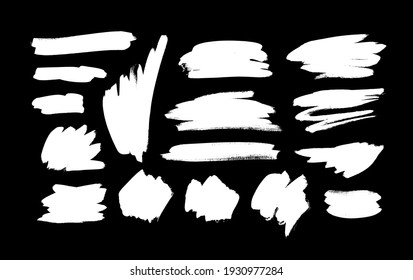 Dibujar conjunto de símbolos en blanco y negro. Elementos grunge de ilustración abstracta dibujados a mano. Objetos abstractos vectoriales para el diseño 