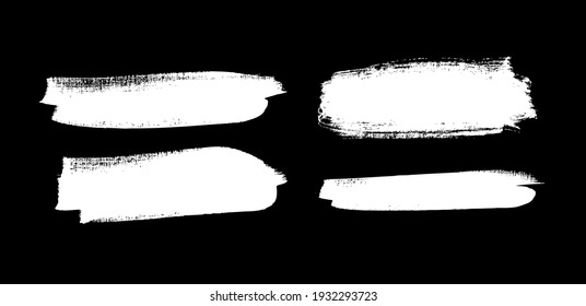 Dibujar conjunto de símbolos blancos sobre fondo negro. Elementos grunge de ilustración abstracta dibujados a mano. Objetos abstractos vectoriales para uso de diseño